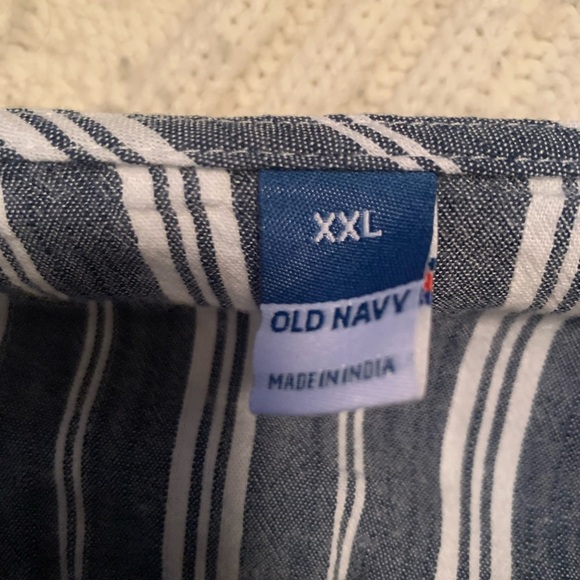 Old Navy Blue and White Striped Mini Dress - Picture 4 of 7